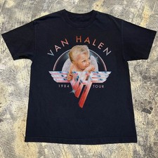 Van Halen 1984 Tour Vintage Hard Rock Band Concert Graphic T-Shirt picture
