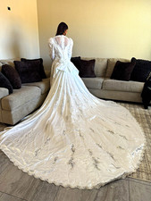 Vintage 1995  Satin Ball Wedding Gown picture