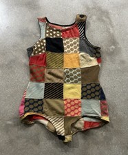 RARE 1963 Maillot Wool Patchwork Swimsuit Rudi Gernreich No Tags As Is picture