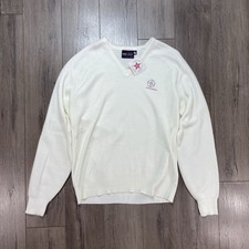 Vintage GE Sweater General Electric Pine State Adult Size XL Made USA NWT White picture