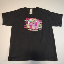 Vintage 90s Y2K Invader Zim Doom Doom Shirt Youth  Size Medium  picture