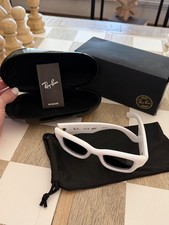 Brand New Ray-Ban RB 4940 White Size 47 Sunglasses picture