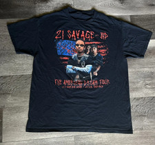 The American Dream Tour 21 Savage  Black tee shirt Unisex all size AN097 picture