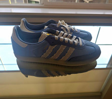 Brand New Adidas Samba OG Clear Sky Womens Low Top Leather Sneakers JR8829 picture