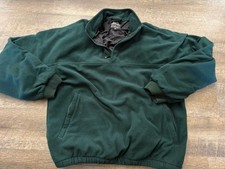 Vintage FOOTJOY Dryjoys 1/4 ZIP Waffle Pullover Golf Jacket Medium Timber Green picture
