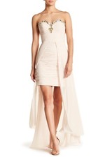Issue New York Embellished Sweetheart Dress, Sleeveless & strapless Size 4, $480 picture