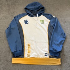 Team Liquid LoL Worlds 2018 Special Edition Blue White Hoodie Jacket Mens Size L picture