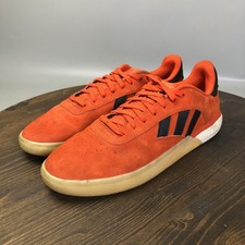 Adidas 3ST.004 Shoes Mens Size 12 Orange Suede Low Top Skate Sneakers DB3150 picture
