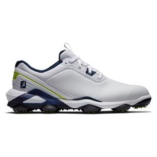 FootJoy Tour Alpha Golf Shoes Men White Navy Medium Spiked picture