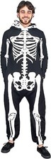 Adult Unisex Skeleton Suit Halloween Cosplay Costume Full Suit picture