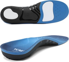 YCMM 1.4-Inch High Arch Orthotic Insoles 220+ Lbs for Plantar Fasciitis Relief, picture