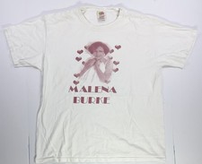 Vintage 90s Malena Burke Portrait T-Shirt Fruit of the Loom Heavy L Cuba Music picture