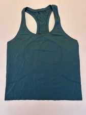 Lululemon Swiftly Tech Racerback Tank Top 2.0 *Race Length Storm Teal Size 8 picture