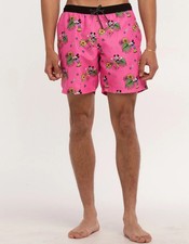 NEFF x Disney Mickey Mouse Mens Hot Tub Volley Pink Swim Shorts NWT S, M, L picture