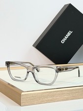 CHANEL CH3512 Clear Crystal Square Eyeglasses 55-16-140 Unisex picture