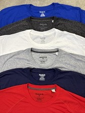 Reebok Men's Short Sleeve 6 Pack New T-Shirt, Size SMALL (6 Colors Pack) picture