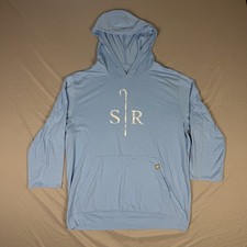Sheep Ranch Golf Men Large Hoodie 3/4 Sleeve Pullover Lightweight Stretch Cokato picture