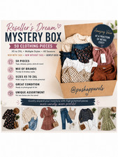 HUGE 50pcs Reseller’s Dream Mystery Box Lot Women Clothes in Bulk size XS-2X picture