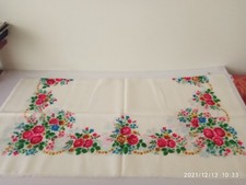 Vintage Soviet Ukrainian Wool Scarf Shawl 73x73cm Flowers Floral Kiev 1989 NOS picture
