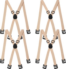 4 Pcs Hidden Suspenders for Men Hidden Suspenders Adjustable under Clothing Unde picture