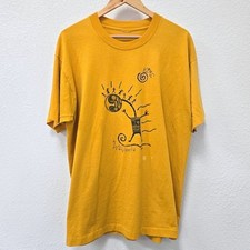 Vintage 1996 March of Dimes WalkAmerica KPMG T-Shirt Mustard Yellow 90s picture