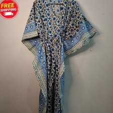 handblock print kaftan picture