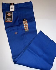 Dickies mens royal blue double knee loose fit cell phone pocket work pants 36-44 picture