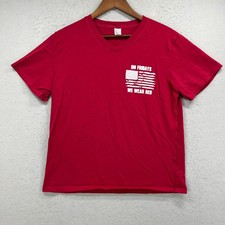 Remember Everyone Deployed T Shirt Mens M Red Support Troops RED Friday Military picture