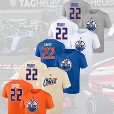 🔥HOT Matthew #22 Savoie Edmonton Hockey Name & Number Gift For Fans picture