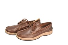 Sperry Top-Sider Billfish 3-Eye Shoes Mens Size 7 Brown Leather Boat Deck Casual picture