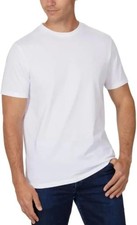 NWT Kirkland Signature Men's S Crew Neck T-Shirts 6-Pack 100% Cotton White picture
