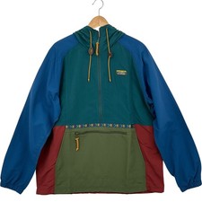 NWT L.L. Bean Mountain Classic Anorak Jacket Mens Large Colorblock Nylon Hooded picture