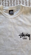 Brand new Stüssy Guam White Chapter T-Shirt. Size SMALL picture