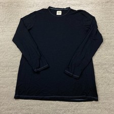 VTG Ramblers Way Merino Wool Shirt Medium Black Athleisure Gym Workout Lift Base picture