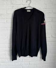 Moncler maglione tricot scollo A V-neck jumper size M picture