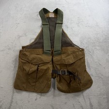 Vintage Filson Tin Cloth Game Bag Vest Mens Size Regular Made In USA Mesh picture