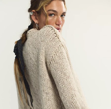 FREE SHIPING Authentic FREE PEOPLE Opal Rollneck Knit Sweater NO IMPORT FEE picture