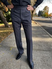 Vintage PRADA Men's Houndstooth Dress Pants IT 46 US 30 Y2K Italy picture
