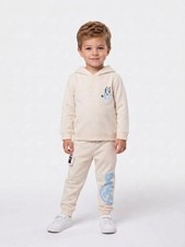 Bluey Baby Toddler 2pc Outfit Cream Hoodie Pants Graphic Print 5T NWT picture
