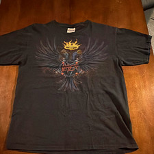 Hanes Heavyweight Slayer Summer Tour 2006 Vintage Black Graphic T-Shirt M picture