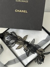 CHANEL Sublimage Headband Rare Boutique Hair Accessory Black Gold picture