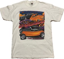 Vintage 2000 Goodguys Nationals T Shirt Mens Large White Cruisin To Columbus Car picture