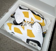 Air Jordan 6 Retro Yellow Ochre Men’s Size 12 Pre Owned picture