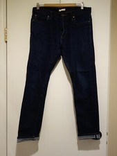 UNBRANDED BRAND Stretch Selvedge Jeans, UB422, Size W34 x L29 picture