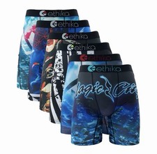 ETHIKA 6Pcs Sexy Men Underwear Boxers Breathable picture
