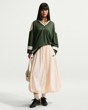 Size S Nike Sportswear Windrunner Women's Bubble Hem Skirt IM7450-102 Cream picture