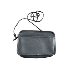 Vtg Coach Carnival Bag 9925 Leather Crossbody Black Minimalist Quiet Luxury picture