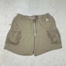 Nike ACG Snowgrass Shorts Mens Medium Beige Khaki Utility 7