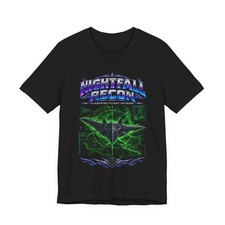 Nightfall Recon Classified Flight Division Distressed Graphic Tee picture