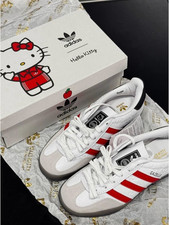 Adidas Originals x Hello Kitty Gazelle Indoor (White/Red) Women's Shoes II0013 picture